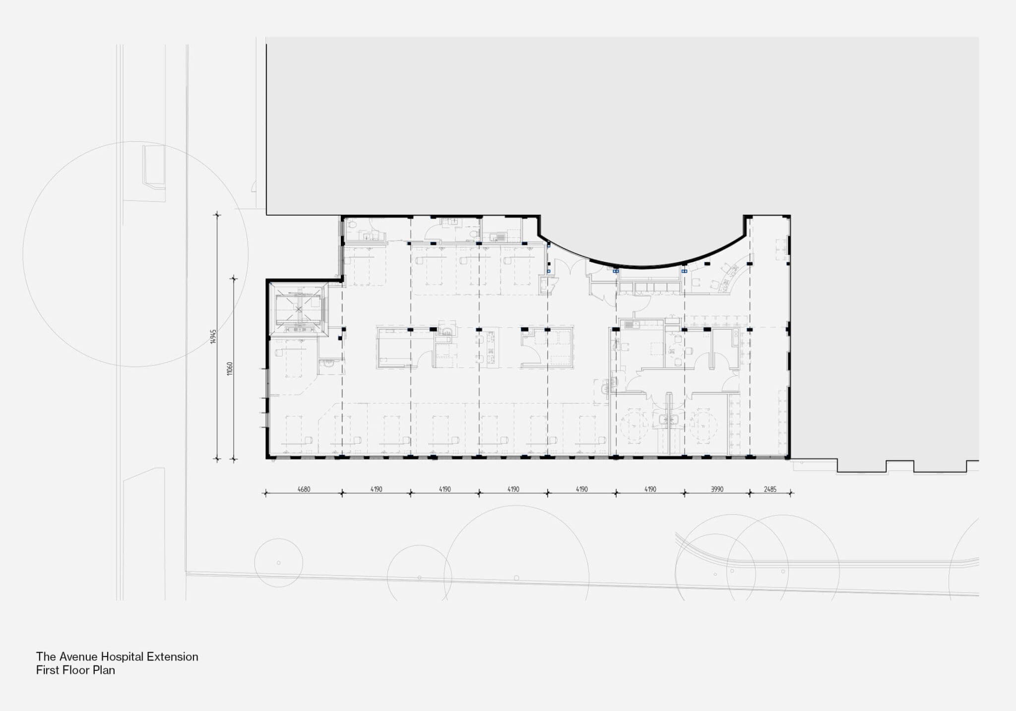 a blueprint of a building