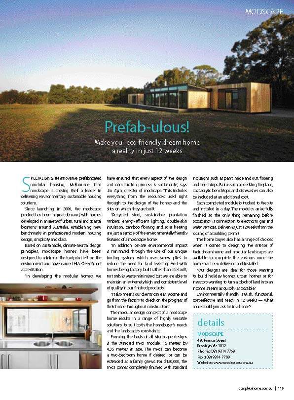 kit homes melbourne