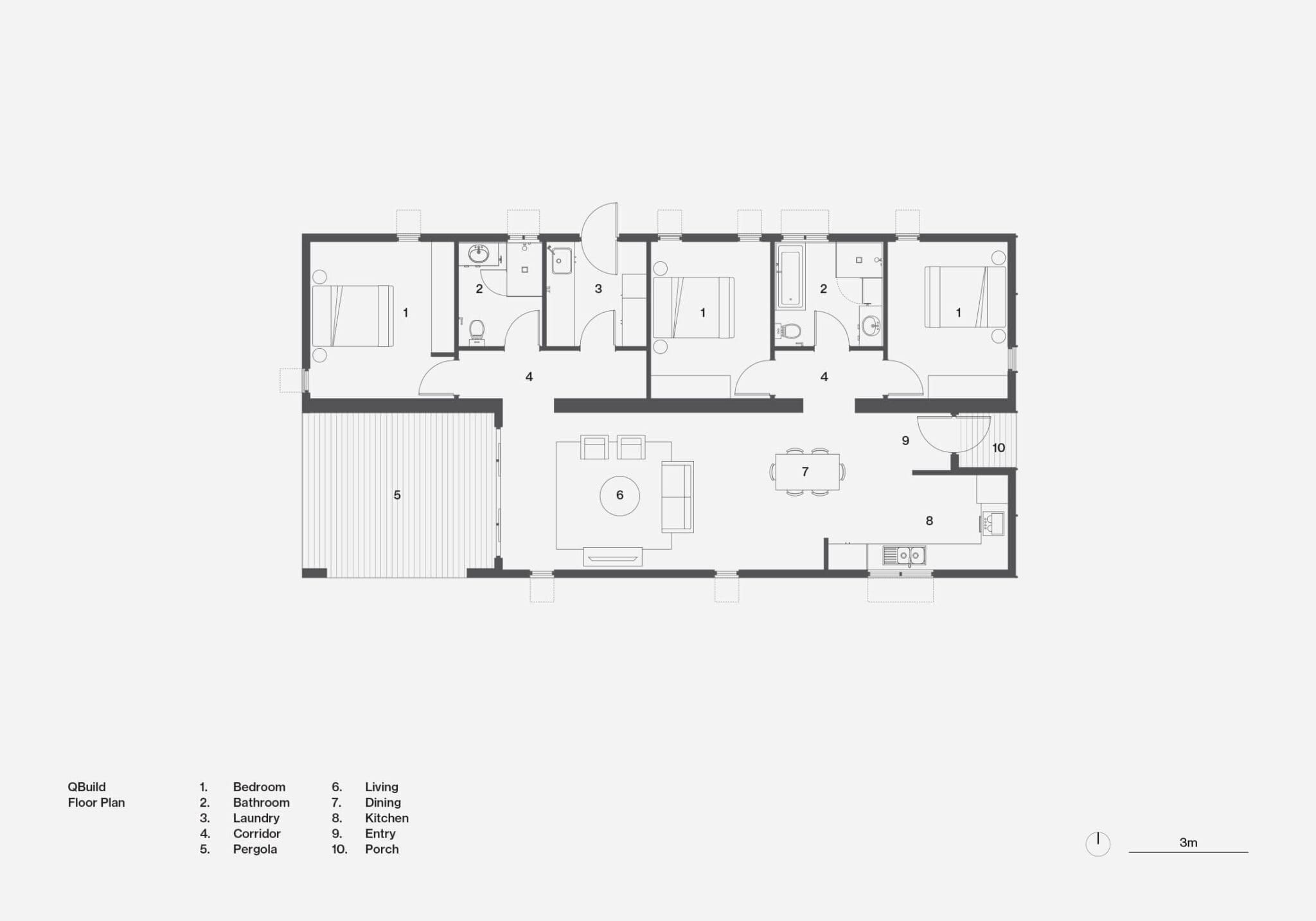 a floor plan of a house
